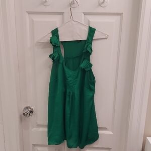 Cynthia Rowley Green Sleeveless Blouse